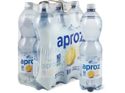 Aproz · Eau · Bio, Citron, Sans sucre ajouté 1x1l