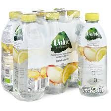 Volvic Essence · Eau minérale · Bio, Citron - Pomme, Sans sucre ajouté 1x750ml