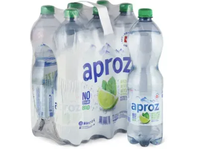 Aproz · Eau · Bio, Menthe-lime, Sans sucre ajouté 1x1l