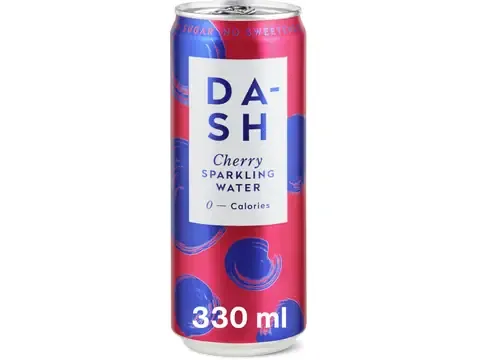 Dash · Cerise · Eau pétillante 330ml