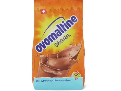 Ovomaltine · Boisson cacaotée · Sans sucre ajouté 750g