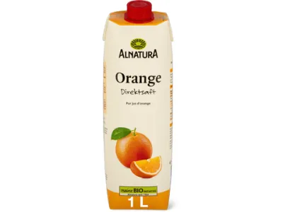 Alnatura · Jus d’orange · Bio, Pur jus, végétalien 1L