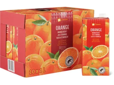 M-Classic · Jus d’orange · 100% jus de fruits 1x1l