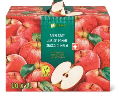 M-Classic · Jus de pomme · végétalien 1x1l