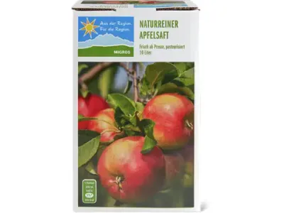 Jus de pomme naturel · De la région, Frais du pressoir 10l