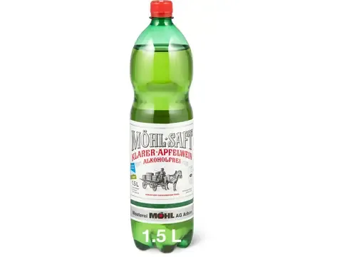 Cidre clair Möhl · De la région, sans alcool 1.5l