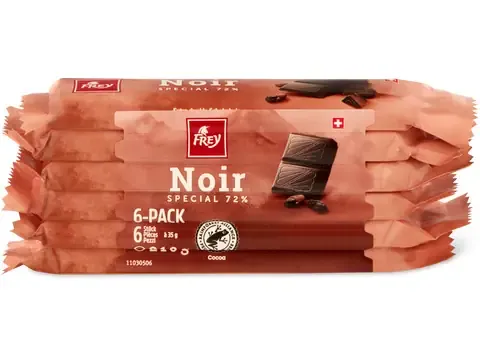 Frey · Barres · Noir spécial 72% 1X35g