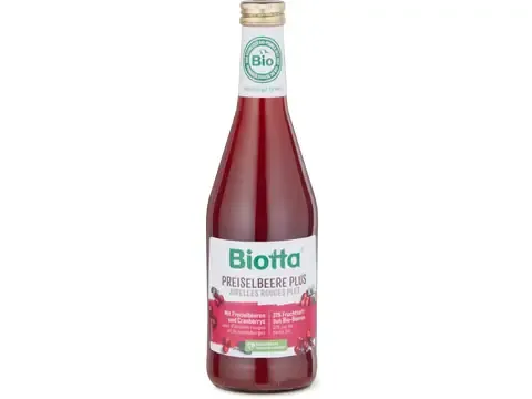 Biotta · Airelles rouges Plus · Bio, végétalien 500ml