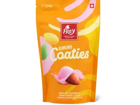Frey · Almond Coaties · enrobées de sucre 150g