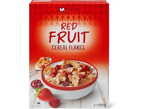 M-Classic · Cereal Flakes · Red Fruit 500 g