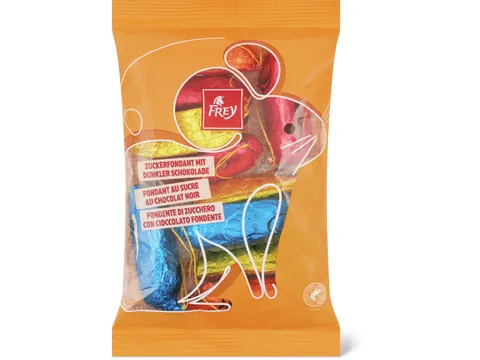 Frey · Souris en chocolat · Chocolat noir fourré fondant sucré 220g