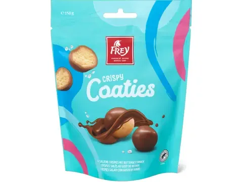 Frey · Coaties Crispy · Crispies salés au goût de beurre 150g