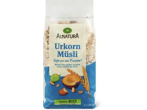 Alnatura · Muesli aux grains anciens · Bio, Sans sucre ajouté, végétalien 500g
