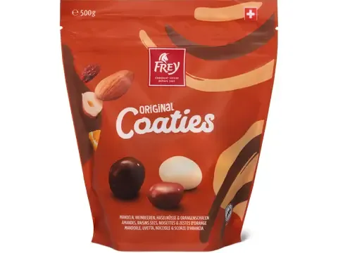 Frey · Original Coaties · Amandes, raisins secs, noisettes et zestes d’orange 500g