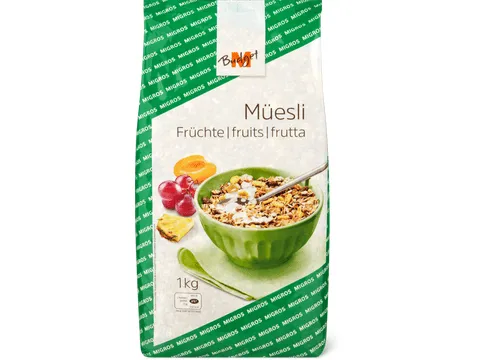 M-Budget · Muesli · Fruits 1kg