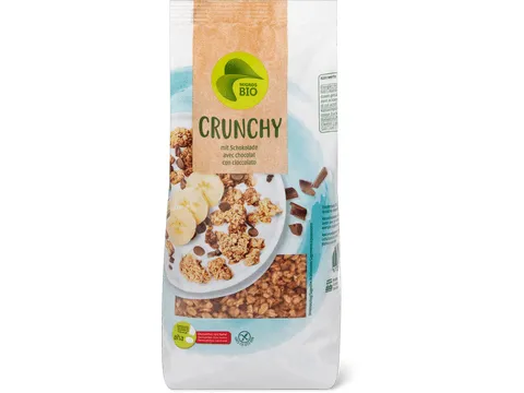 Muesli Crunchy · aha!, Bio, avec chocolat, sans gluten 500g
