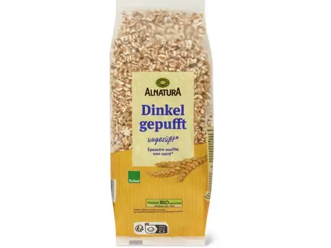 Alnatura · Épeautre soufflé · Bio, non sucré 170g