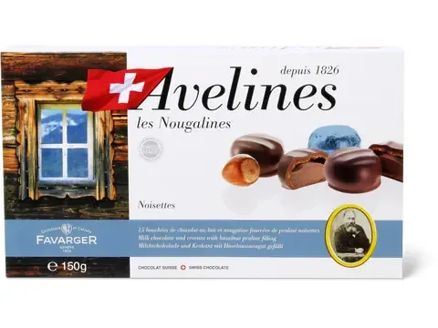 Favarger · Avelines les Nougalines · Noisettes 150g