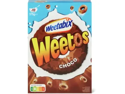 Weetabix · Weetos · Chocolatey Hoops 375g