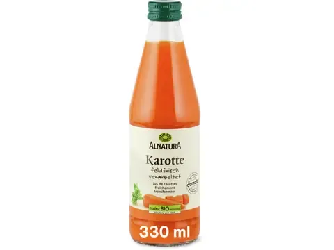 Alnatura · Jus de carottes · Bio, Demeter, végétalien 330ml