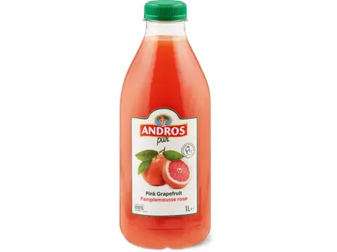 Andros · Jus de pamplemousse rose · végétalien 1l