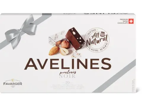 Favarger · Pralines Avelines · en chocolat noir 200g