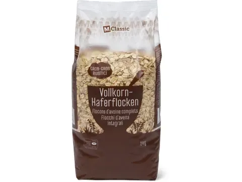 M-Classic · Flocons d’avoine complets · gros 1kg