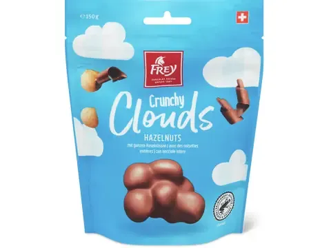 Frey · Crunchy Clouds · aux noisettes 150g