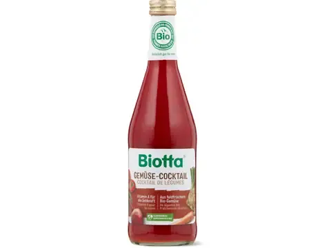 Biotta · Cocktail de légumes · Bio, végétalien 500ml