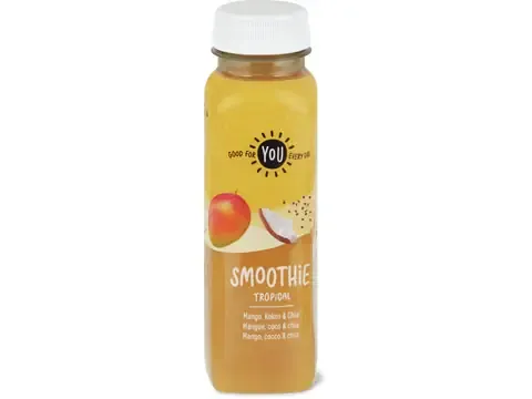 You · Smoothie Tropical · Mangue, coco, chia 25cl
