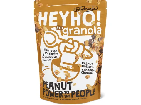 Heyho · Granola · Bio, Peanut Power 320 g