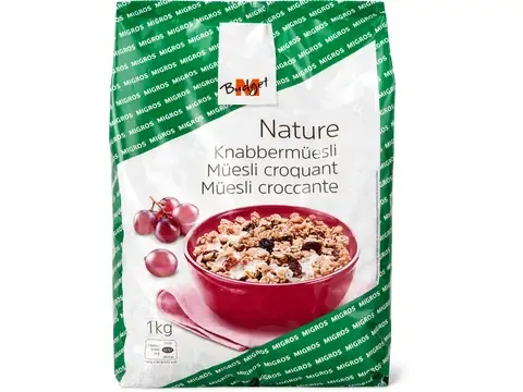 M-Budget · Müesli croquant · Nature 1kg