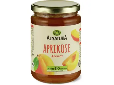 Alnatura · Confiture · Bio, Abricot, végétalien 420g