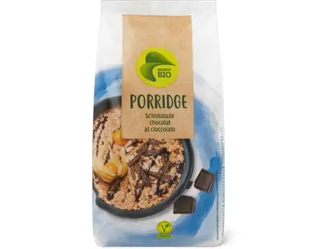 Porridge · Bio, Chocolat, végétalien 500g