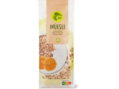 Müesli · Bio, Mélange d’épeautre 375g
