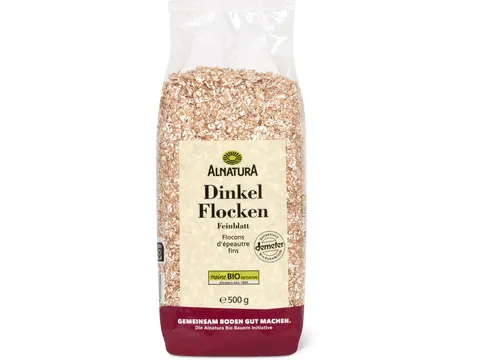 Alnatura · Flocons d’épeautre · Demeter, Bio, fins 500g