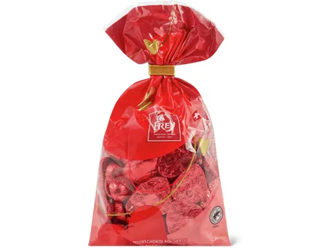 Frey · Cœurs en chocolat · Lait, rouge 200g