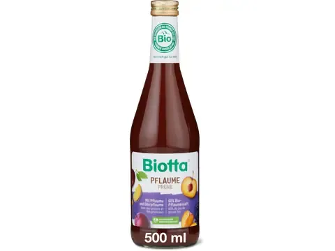 Biotta · Jus · Bio, avec prunes et pruneaux 500ml