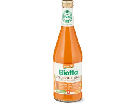 Biotta · Carotte-orange-gingembre · Demeter, Bio 500ml