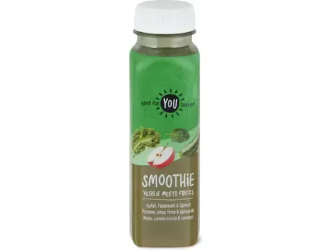 You · Veggie Meets Fruits · Pomme, chou frisé et épinards 25cl
