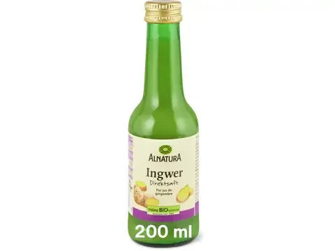 Alnatura · Jus de gingembre · Bio, végétalien 200ml
