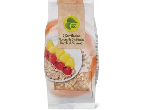 Flocons de 5 céréales · Bio 500g