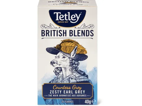Tetley British Blends · Thé noir Countess Grey 44g