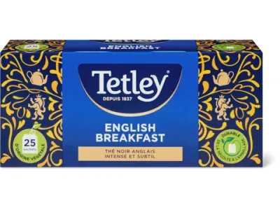Tetley · Thé noir English Breakfast 50g