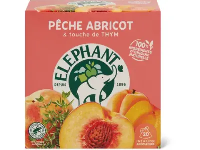 Elephant · Infusion aux fruits · Pêche &amp; abricot 38g