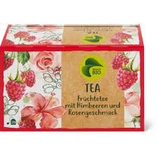Infusion aux fruits · Bio, Framboise et rose 40g