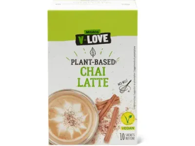 V-Love · Boisson instantanée · Chai latte, végétalien 10x13g