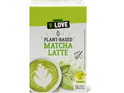 V-Love · Boisson instantanée · Matcha Latte, végétalien 10x13g