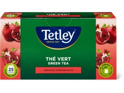 Tetley · Thé vert · Grenade 37.5g
