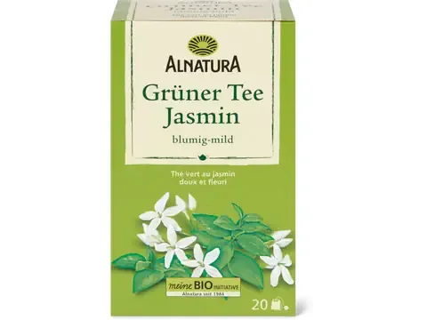 Thé vert au jasmin · Bio, végétalien 30g